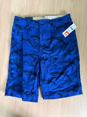 GAP Blue Shark-Print Kids Shorts